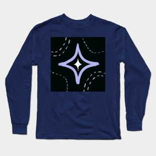 Modern Unity Star Abstract Art Long Sleeve T-Shirt